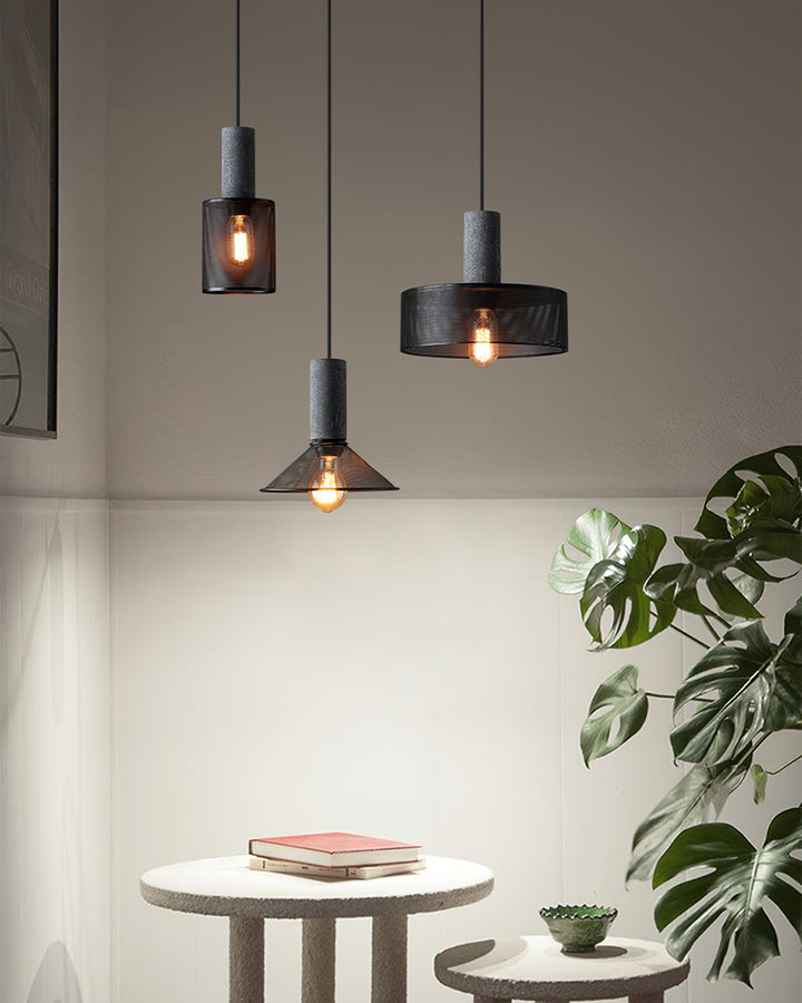 Minimalist Industrial Cylindrical Design Pendant Light