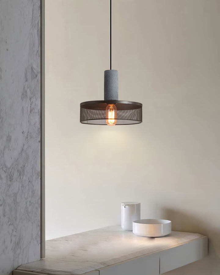Minimalist Industrial Cylindrical Design Pendant Light