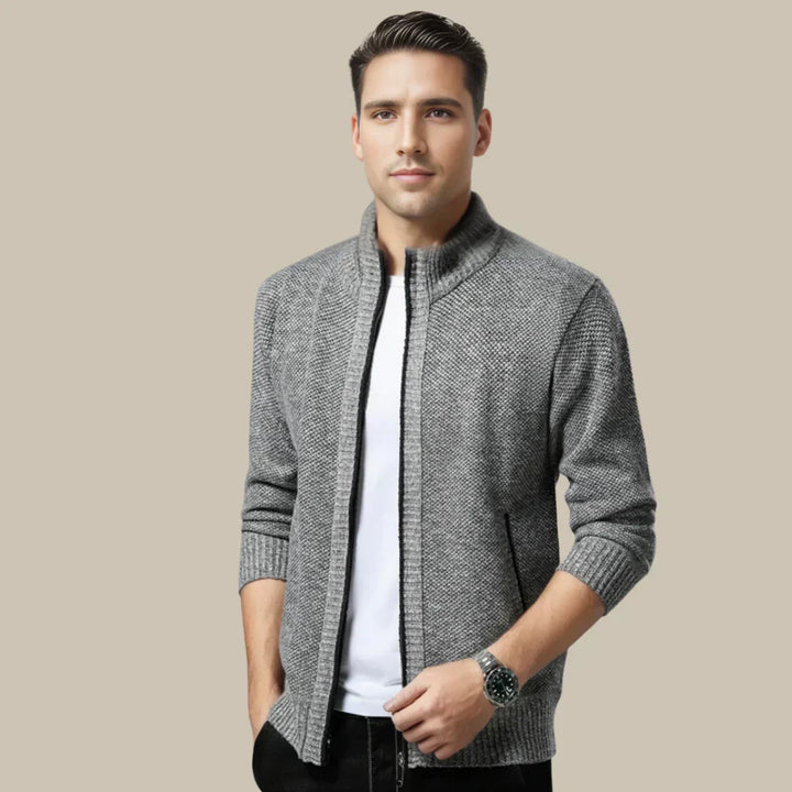 Casual Zip-Up Cardigan - Blake