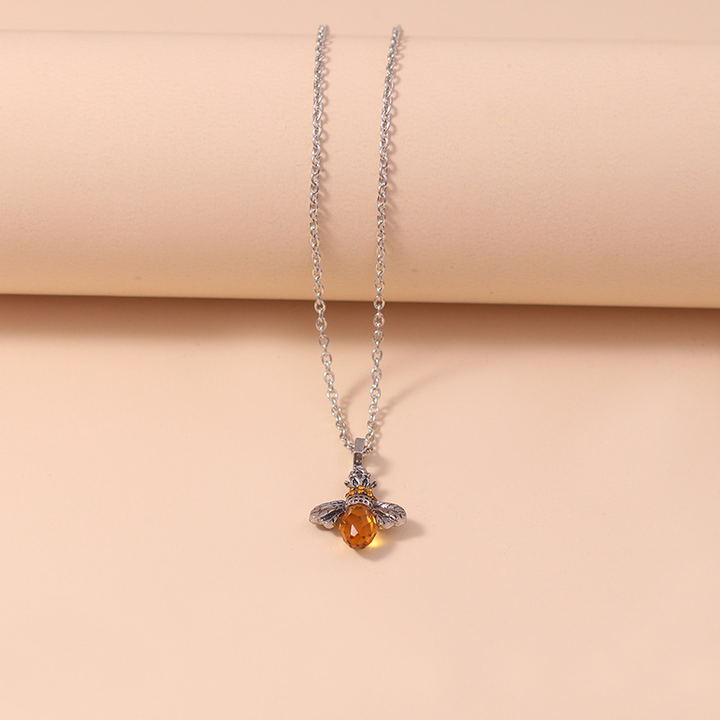 Gold Bee Spirit Necklace