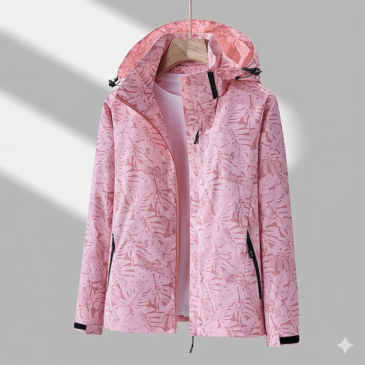 Women's Waterproof Outdoor Jacket with Hood - Windproof Winter Coat