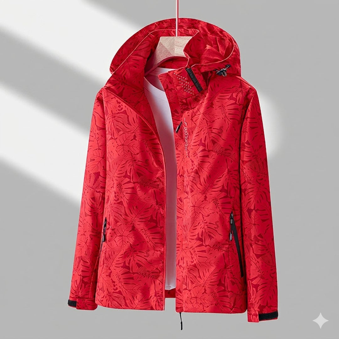 Women's Waterproof Outdoor Jacket with Hood - Windproof Winter Coat