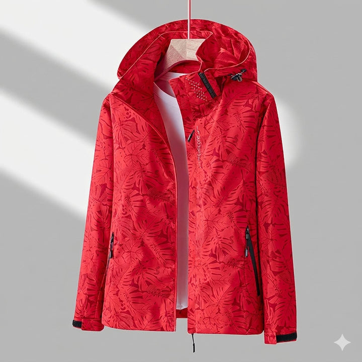 Women's Waterproof Outdoor Jacket with Hood - Windproof Winter Coat