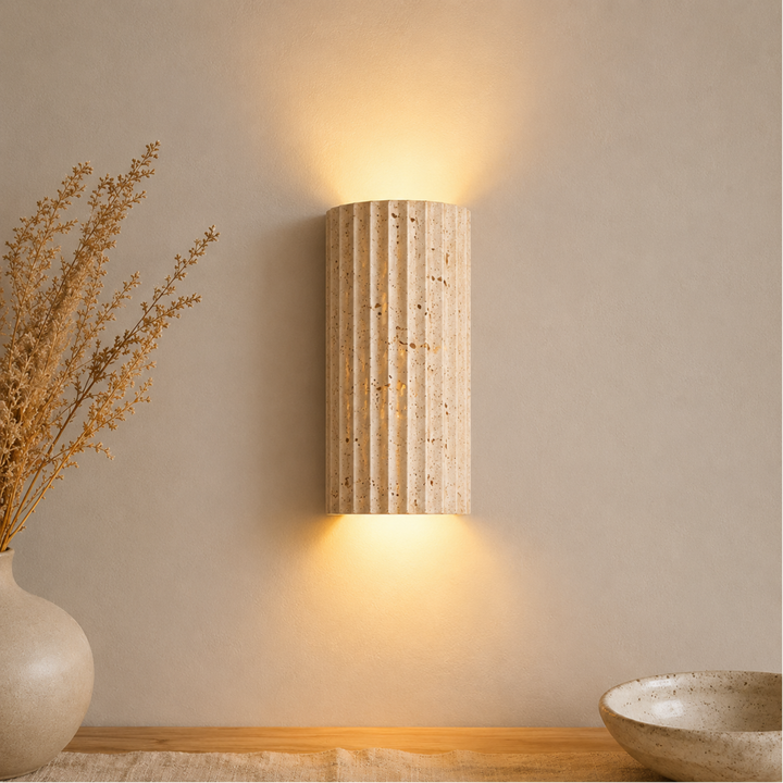 Natural Stone Wall Light