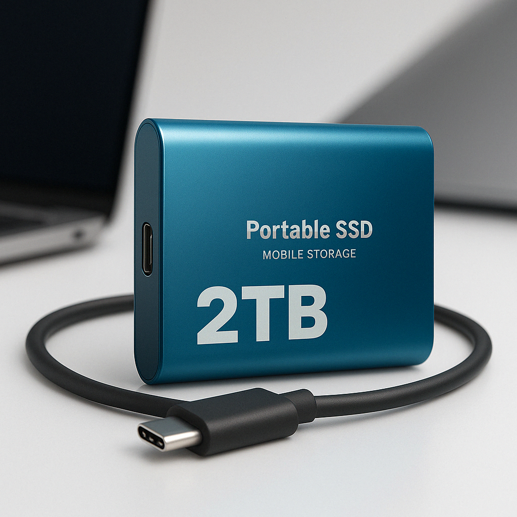 External 2 TB SSD with high-speed performance