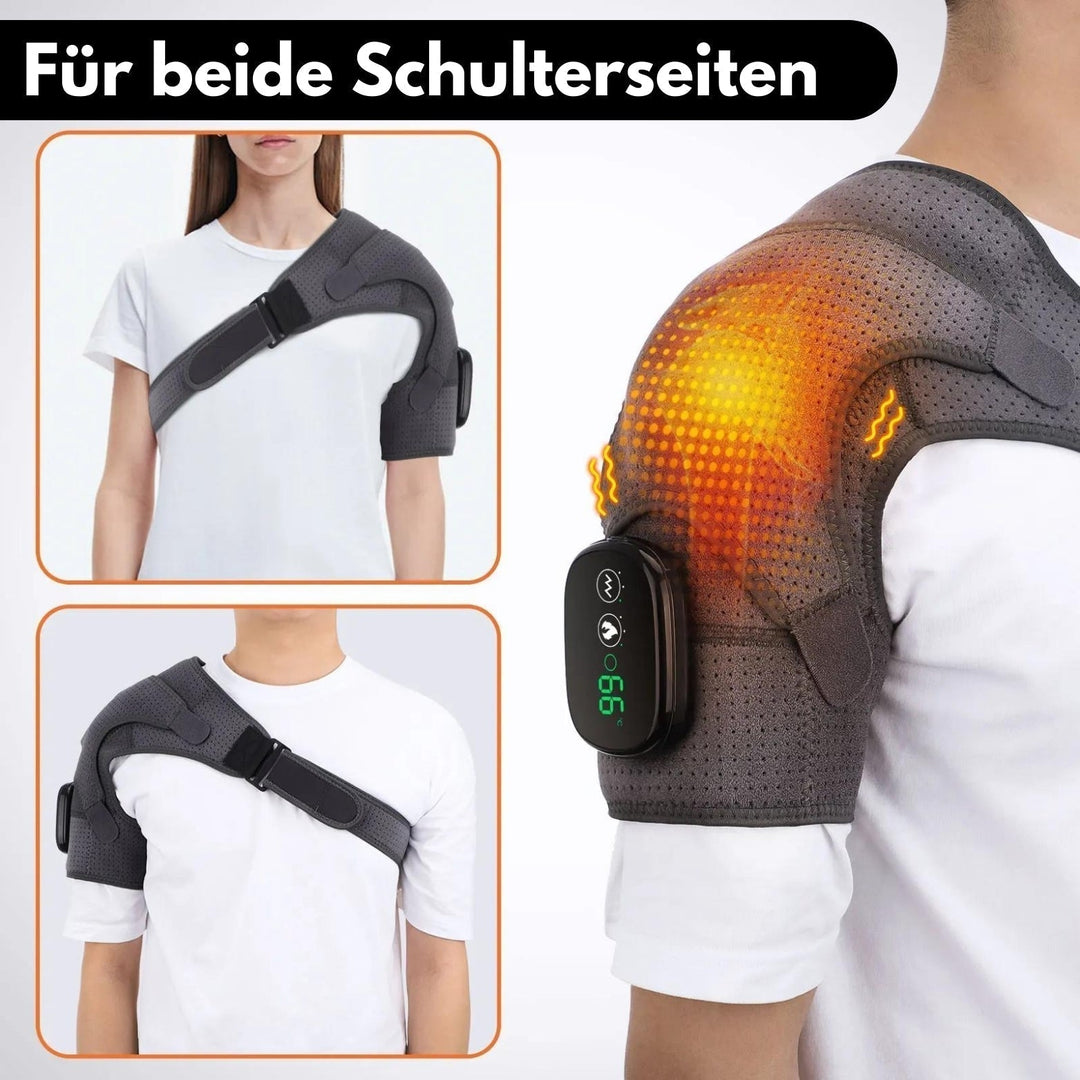 Portable Shoulder Massager with Heat Therapy – ThermoFlex Pro