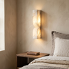 Alabaster Wall Lamp with Dimmable LED Lighting