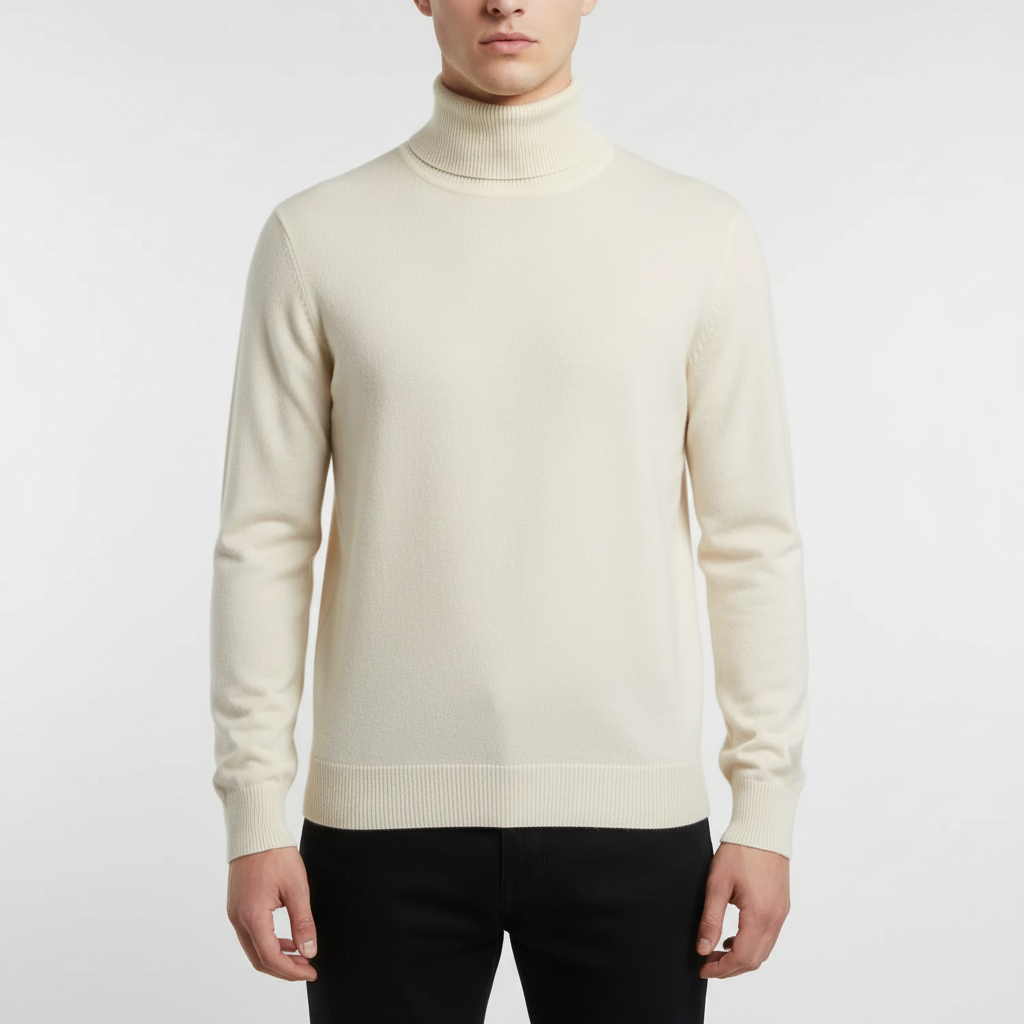 Elegantly Cut Roll-Neck Jumper – Harald