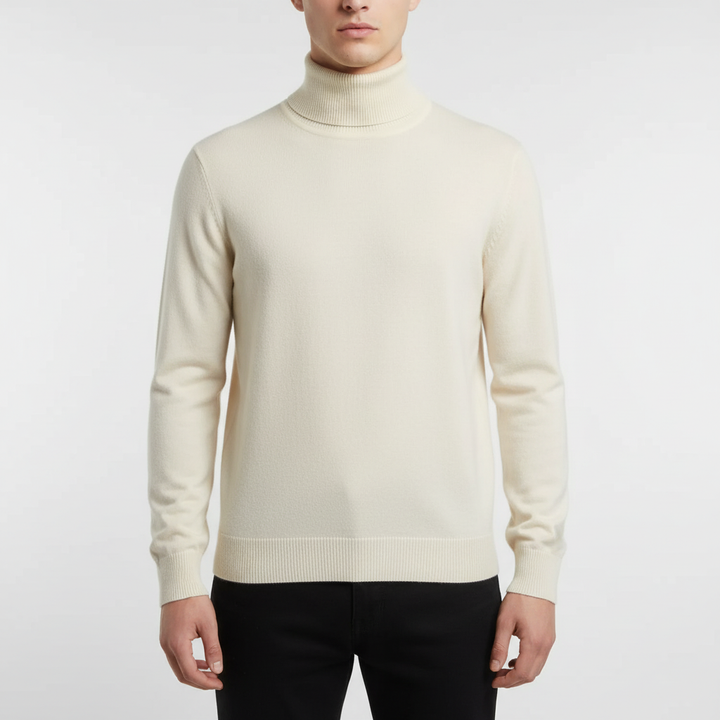 Elegantly Cut Roll-Neck Jumper – Harald