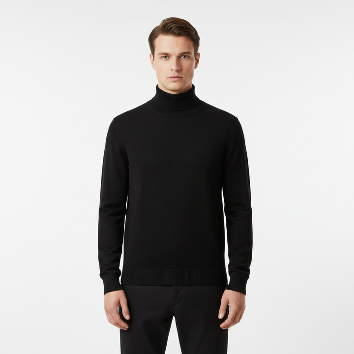 Elegantly Cut Roll-Neck Jumper – Harald