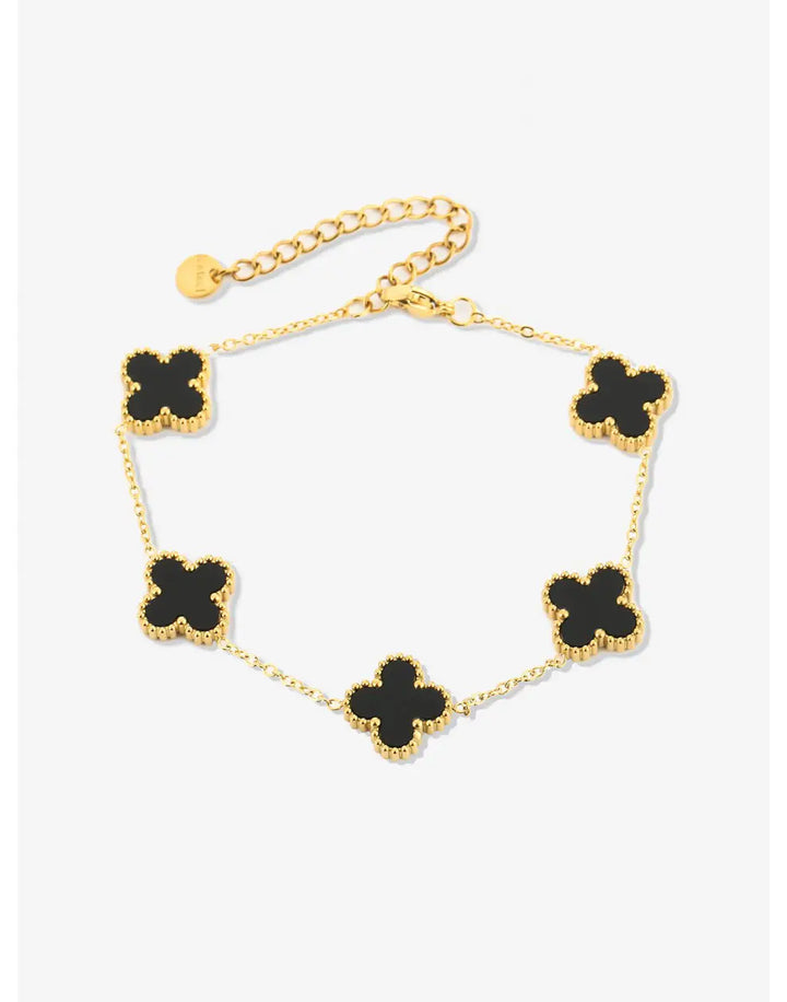 Elegant Clover Bangle Design - FlowerShine