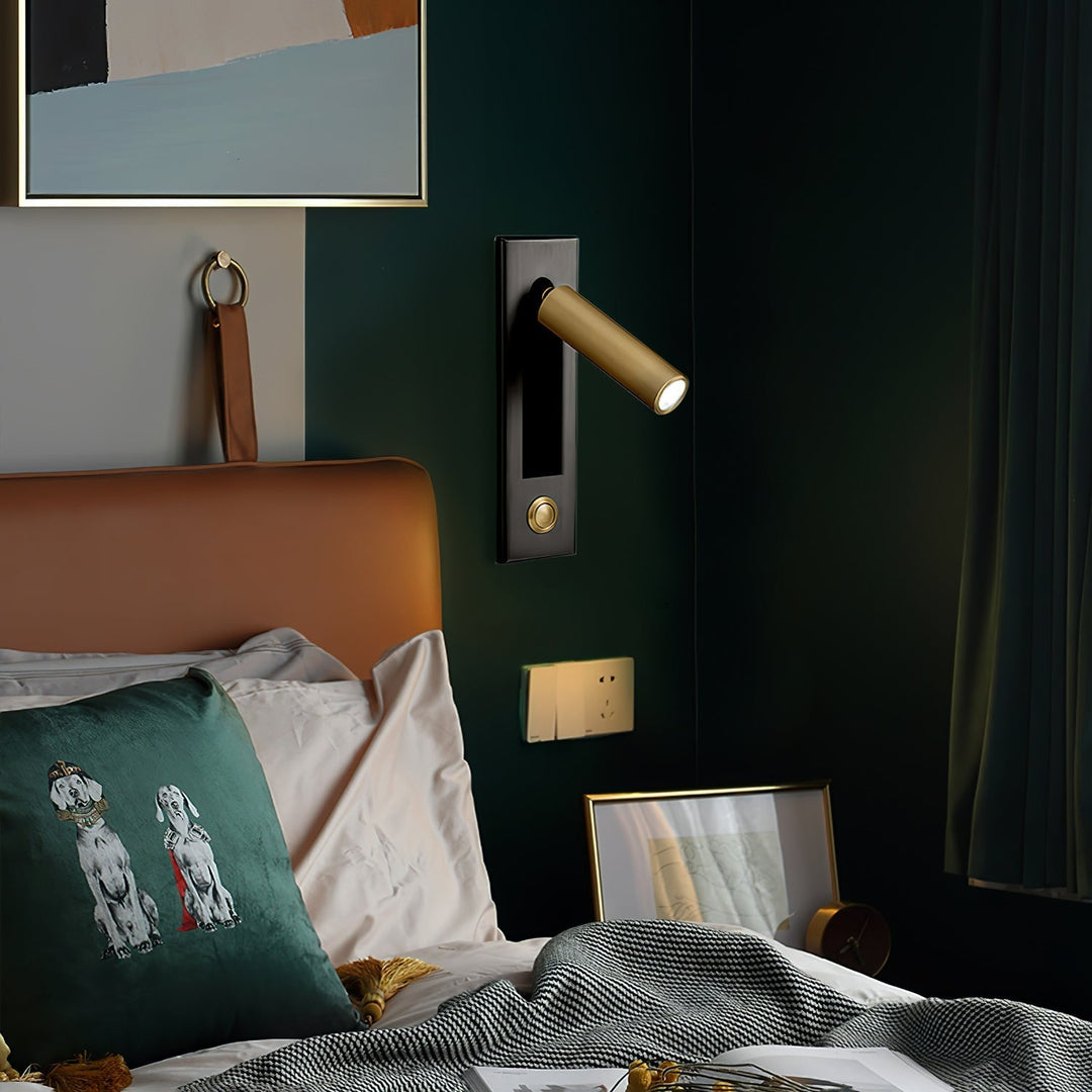 Slim Flush‑Mount Reading Wall Lamp