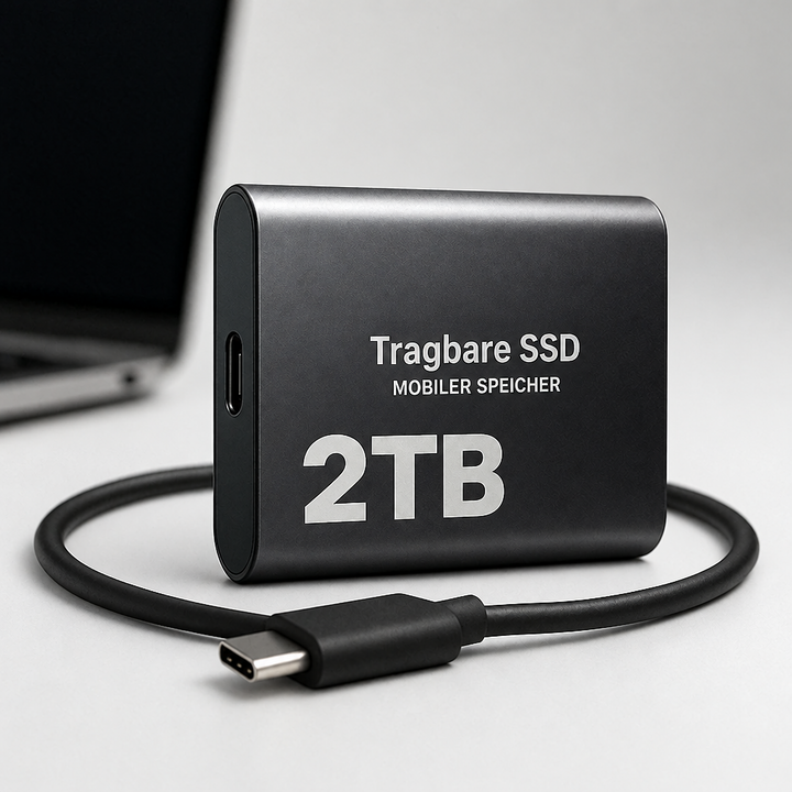 External SSD 2 TB – fast storage, USB-C, portable drive