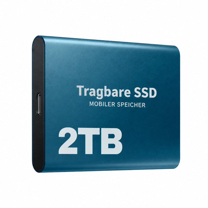 External SSD 2 TB with USB-C and 1050 MB/s