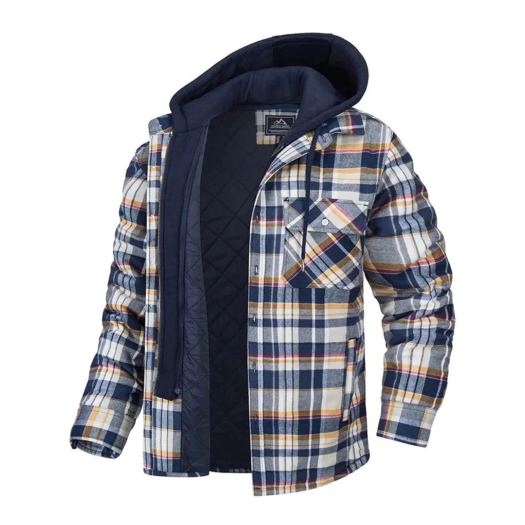 Enzo – Checkered Jacket for Men with Timeless Elegance