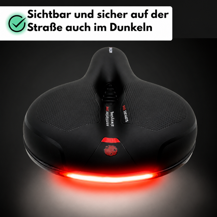 Bike Saddle | Ergonomic Comfort | Shock-Absorbing Design