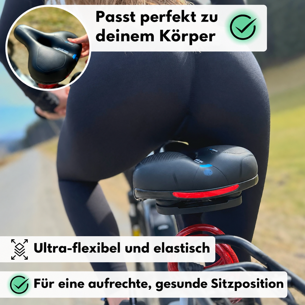 Bike Saddle | Ergonomic Comfort | Shock-Absorbing Design