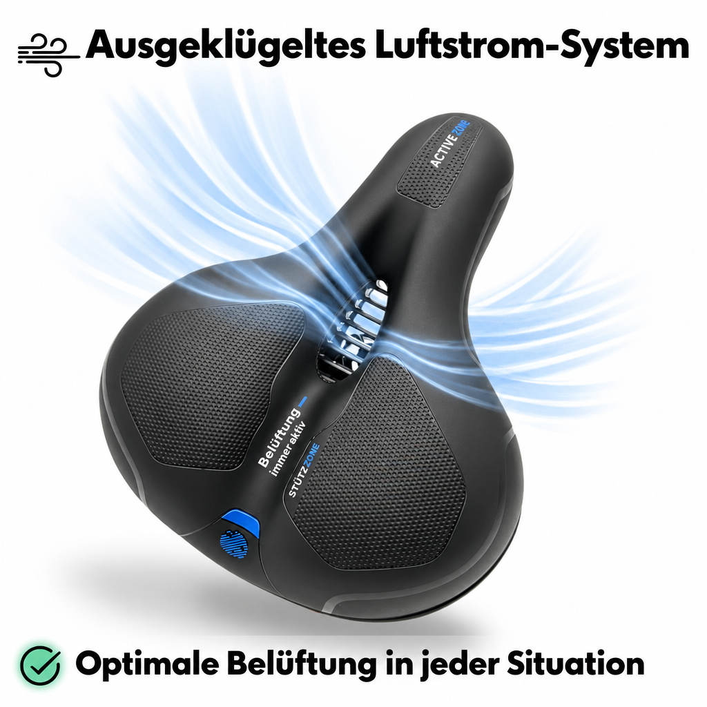 Bike Saddle | Ergonomic Comfort | Shock-Absorbing Design