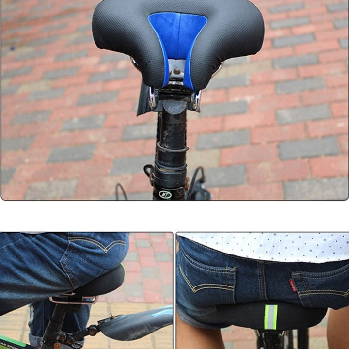 Noseless Mountain Bike Saddle | Ergonomic Padded Seat Cushion | Pressure Relief