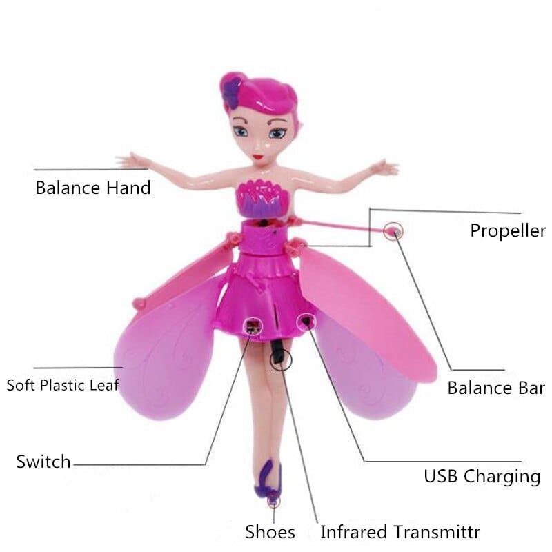 Floating Fairy Doll with Sensor Control – Flies Magically Around the Room