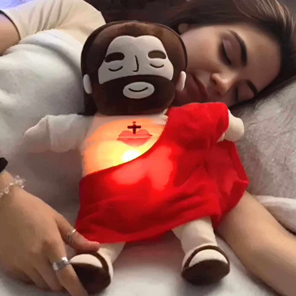 Soft Toy with Breathing Movement and Light – Relaxing Aid for Children