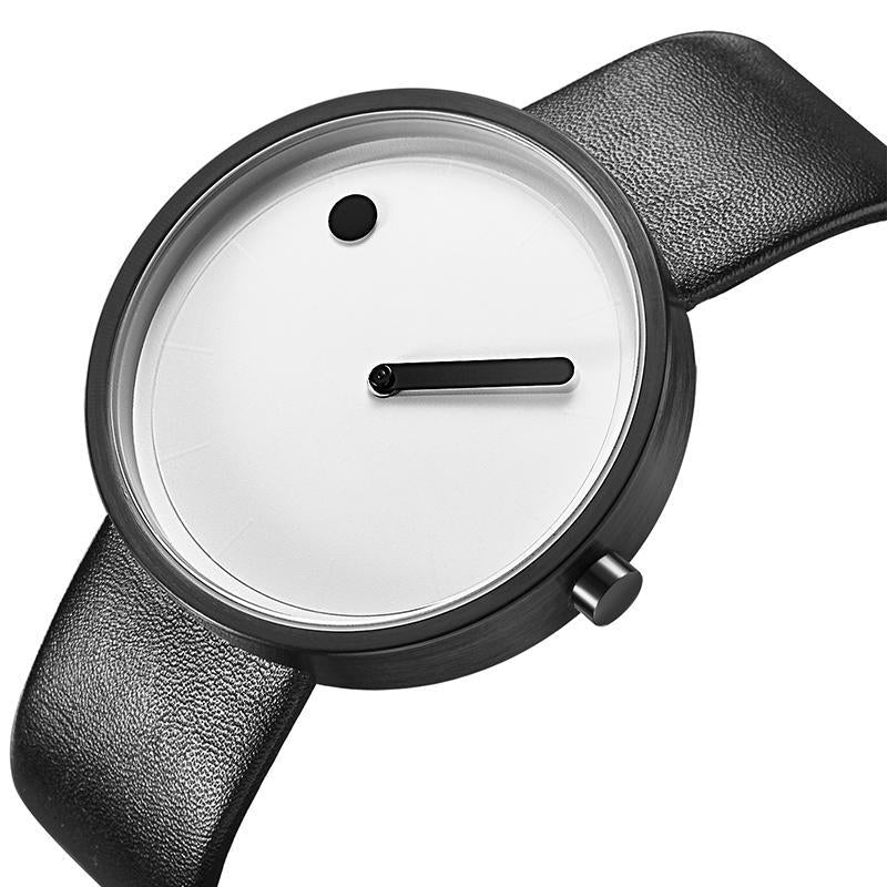 IcoolGadgets Men's Quartz Watch Luxury Casual Black Japanese Quartz Watch Simple Designer Fashion Watch for Men