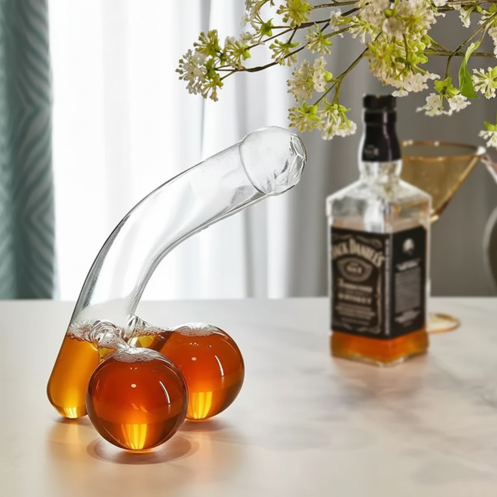 Glass Decanter | Elegant Design and 650 ml Capacity | Clear