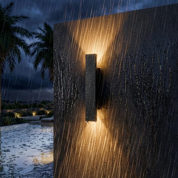 External LED Wall Light with Up-and-Down Beam – Weatherproof, IP65-rated