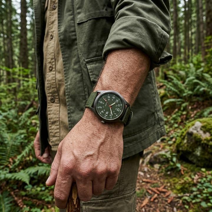 Military Watch with Nylon Strap – Water-Resistant, Shockproof, Luminous Hands