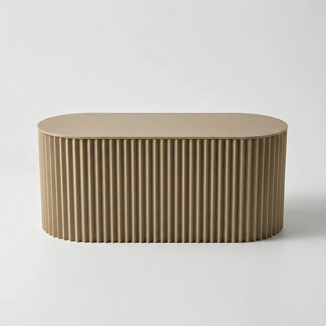 Ribbed Cable Management Box with Flat Top Shelf - Tidlux