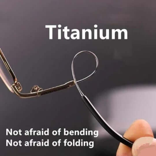 Progressive multifocal spectacles for near and distance vision with anti‑glare and UV protection