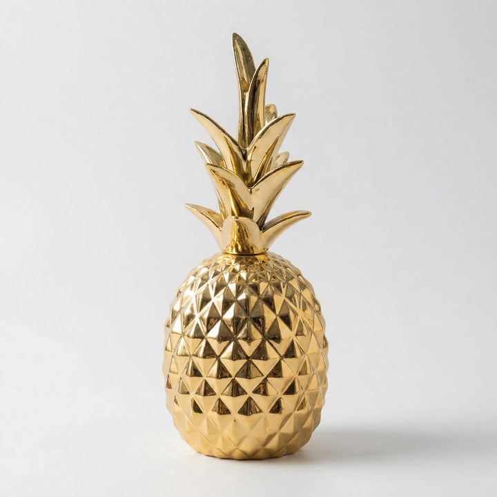Nordic-Style Golden Pineapple Figurine - Pinnaglow