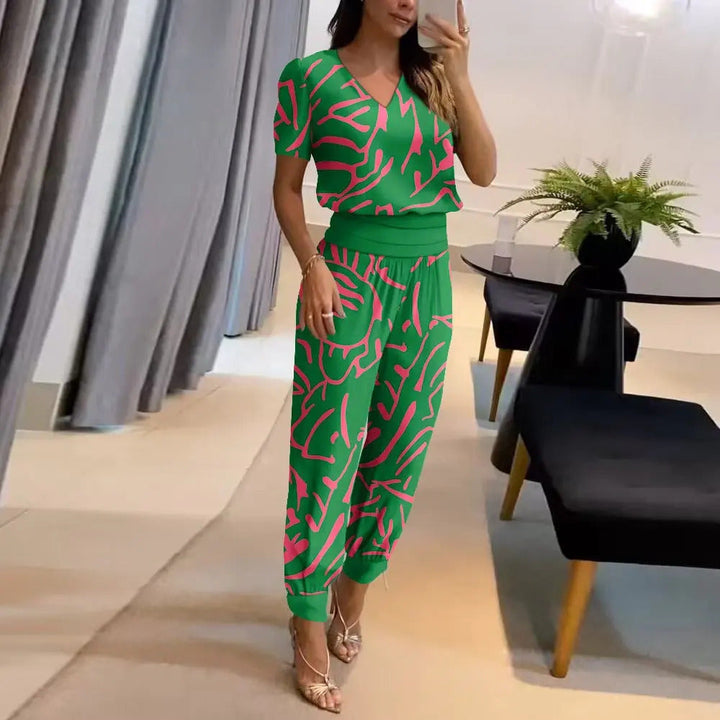 Tabea – Printed Two-Piece Set for Women