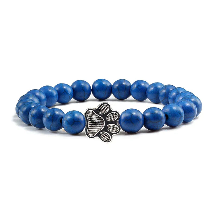 Knotted Paw Bracelet – Natural Stone Design