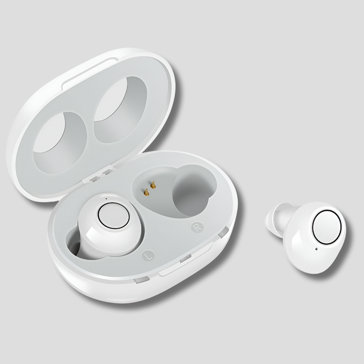 Compact rechargeable hearing aids with adjustable sound modes