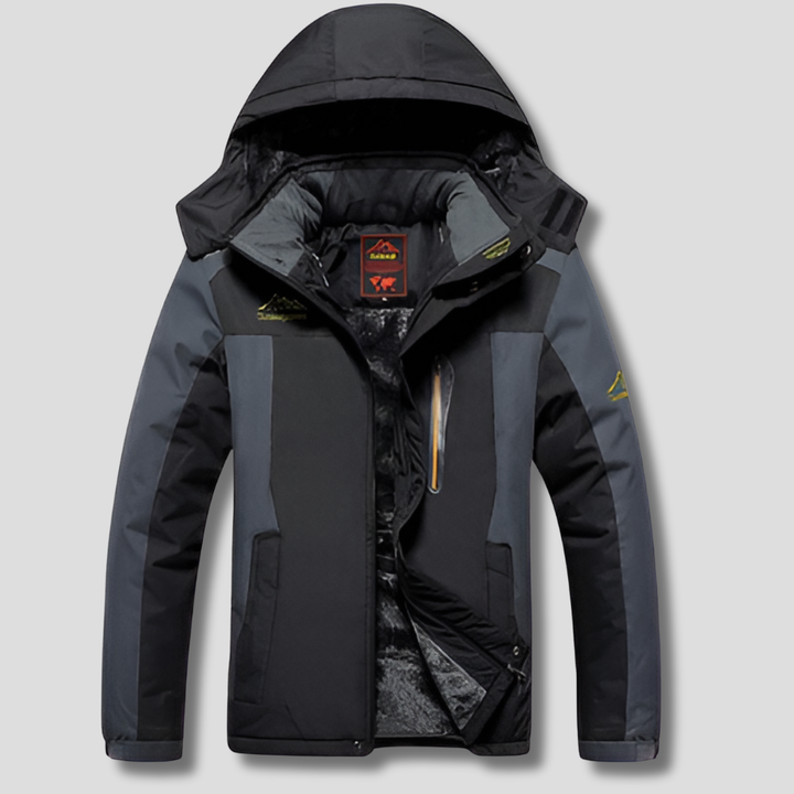 Men's Winter Coat Water-Repellent with Fleece Lining