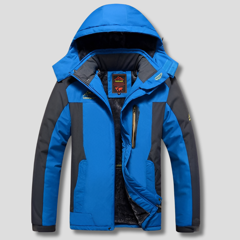 Men's Winter Coat Water-Repellent with Fleece Lining