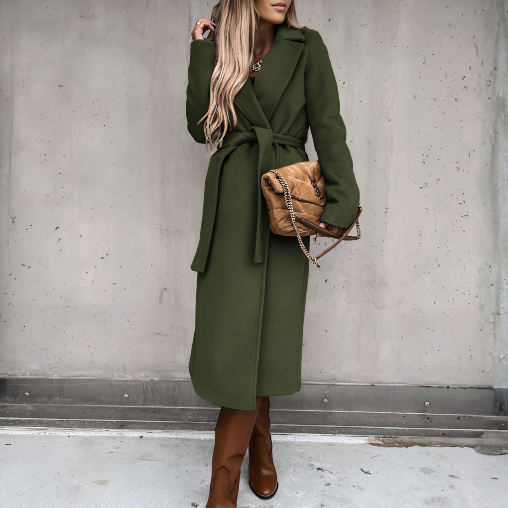 Belted Elegance Coat