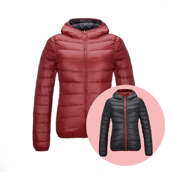 Women's Reversible Down Jacket for Spring 2026 – Aurora
