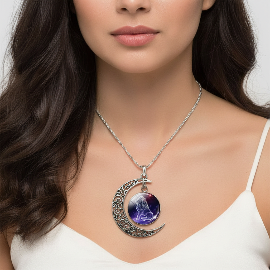 Moon Pendant Necklace - StarGleam