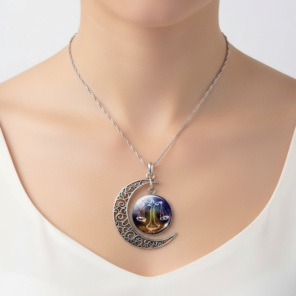Moon Pendant Necklace - StarGleam