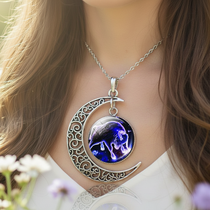 Moon Pendant Necklace - StarGleam