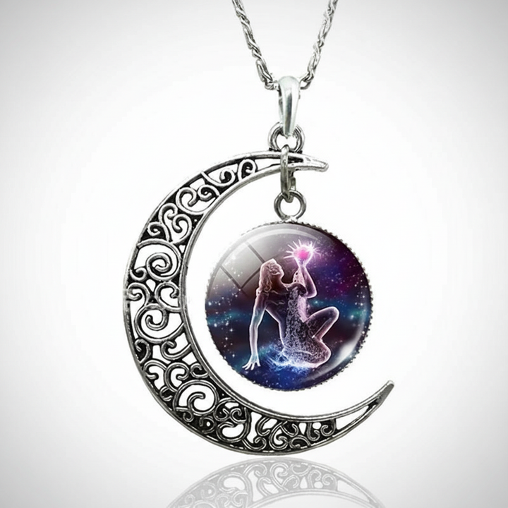 Moon Pendant Necklace - StarGleam