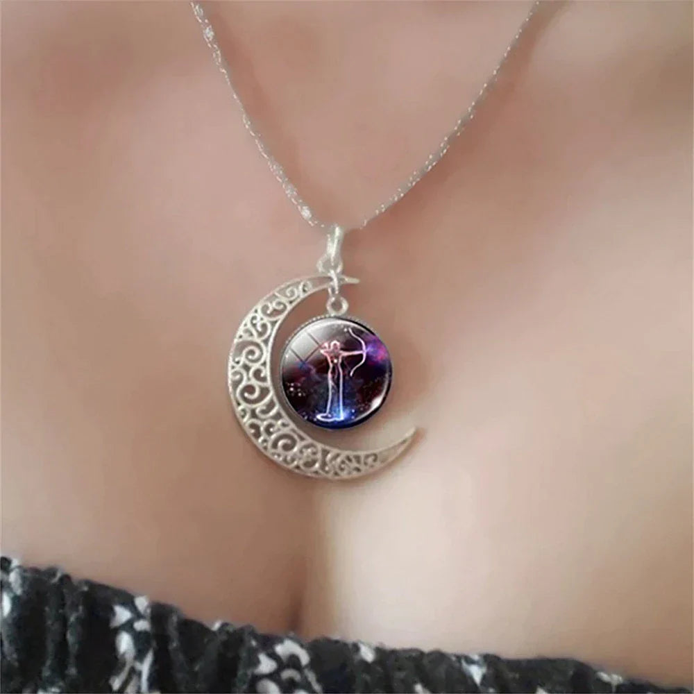 Moon Pendant Necklace - StarGleam