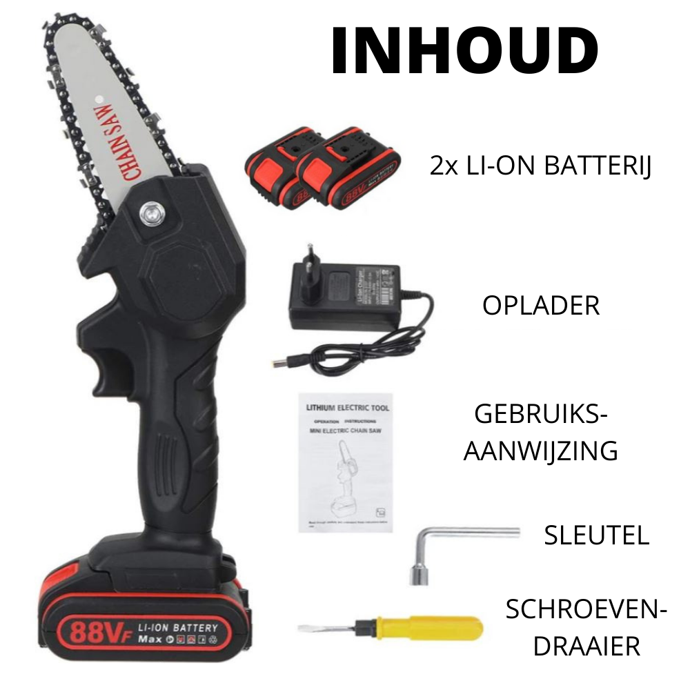 HandyPRO Cordless Electric Chainsaw | Powerful and Fast for Pruning and Sawing!