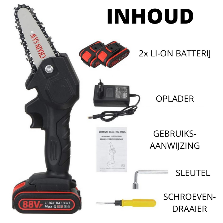 HandyPRO Cordless Electric Chainsaw | Powerful and Fast for Pruning and Sawing!