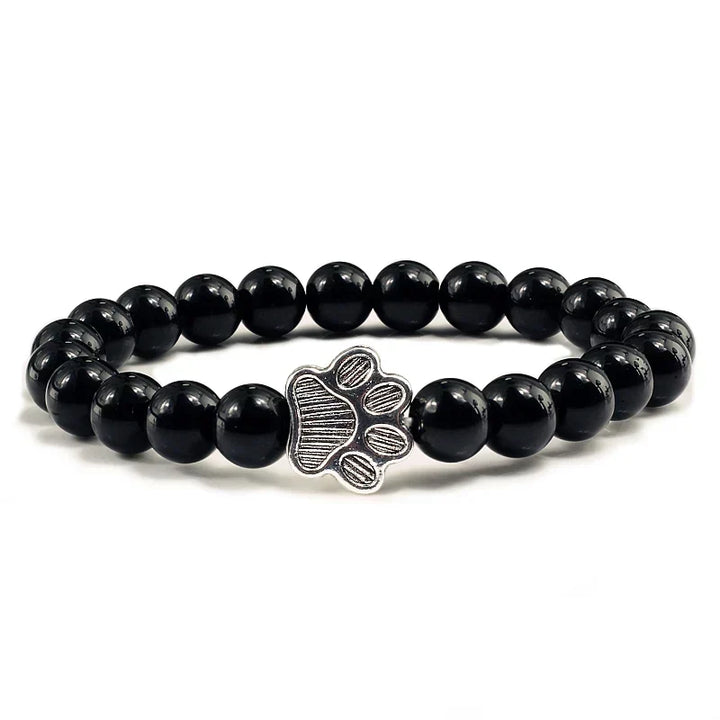 Knotted Paw Bracelet – Natural Stone Design