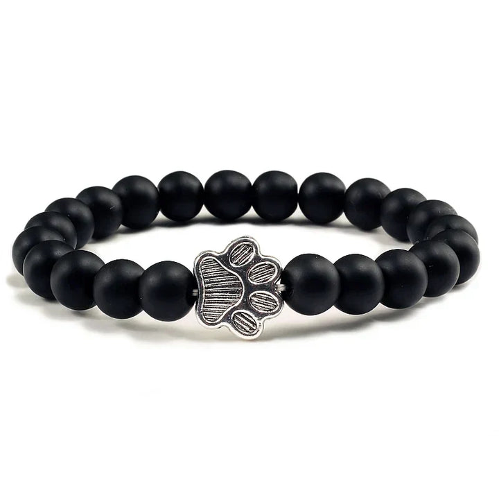 Knotted Paw Bracelet – Natural Stone Design