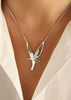 Dreamy white gold necklace with delicate stars