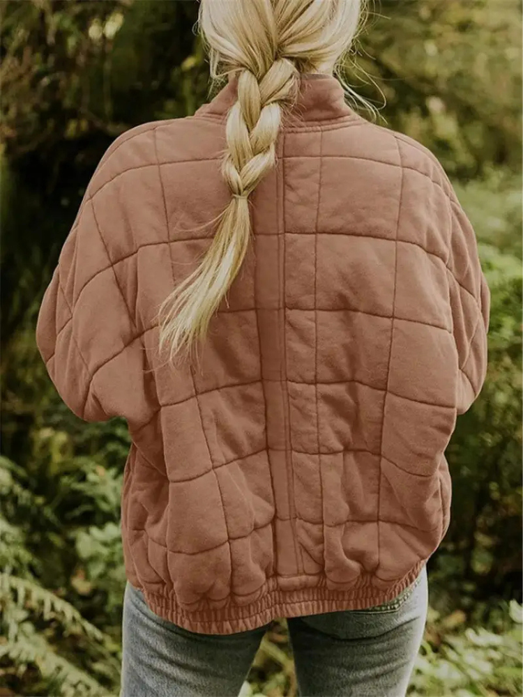 Oversized Lined Transitional Jacket - Eliza